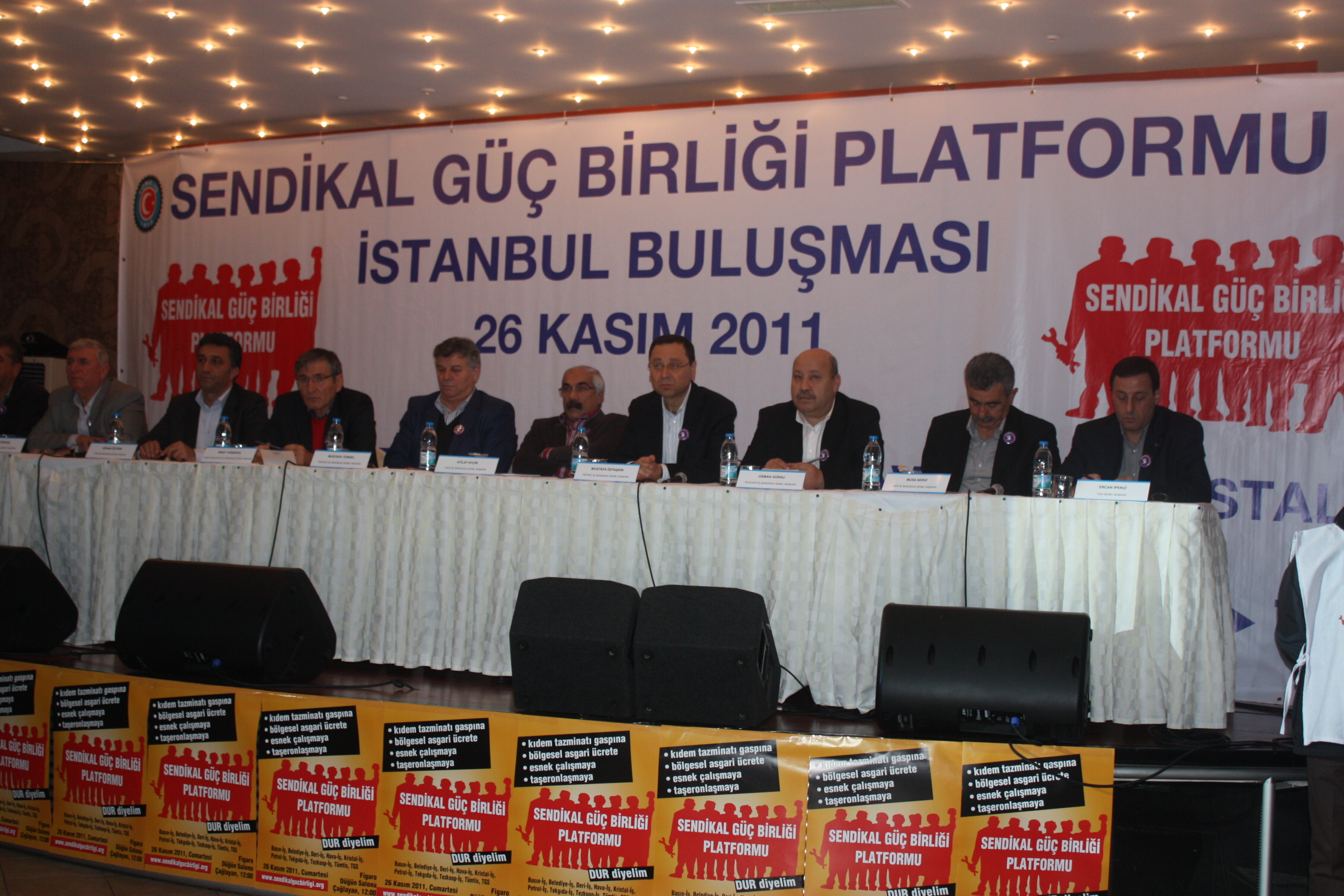 Öztaşkın'ın İstanbul toplantısında yaptığı konuşma