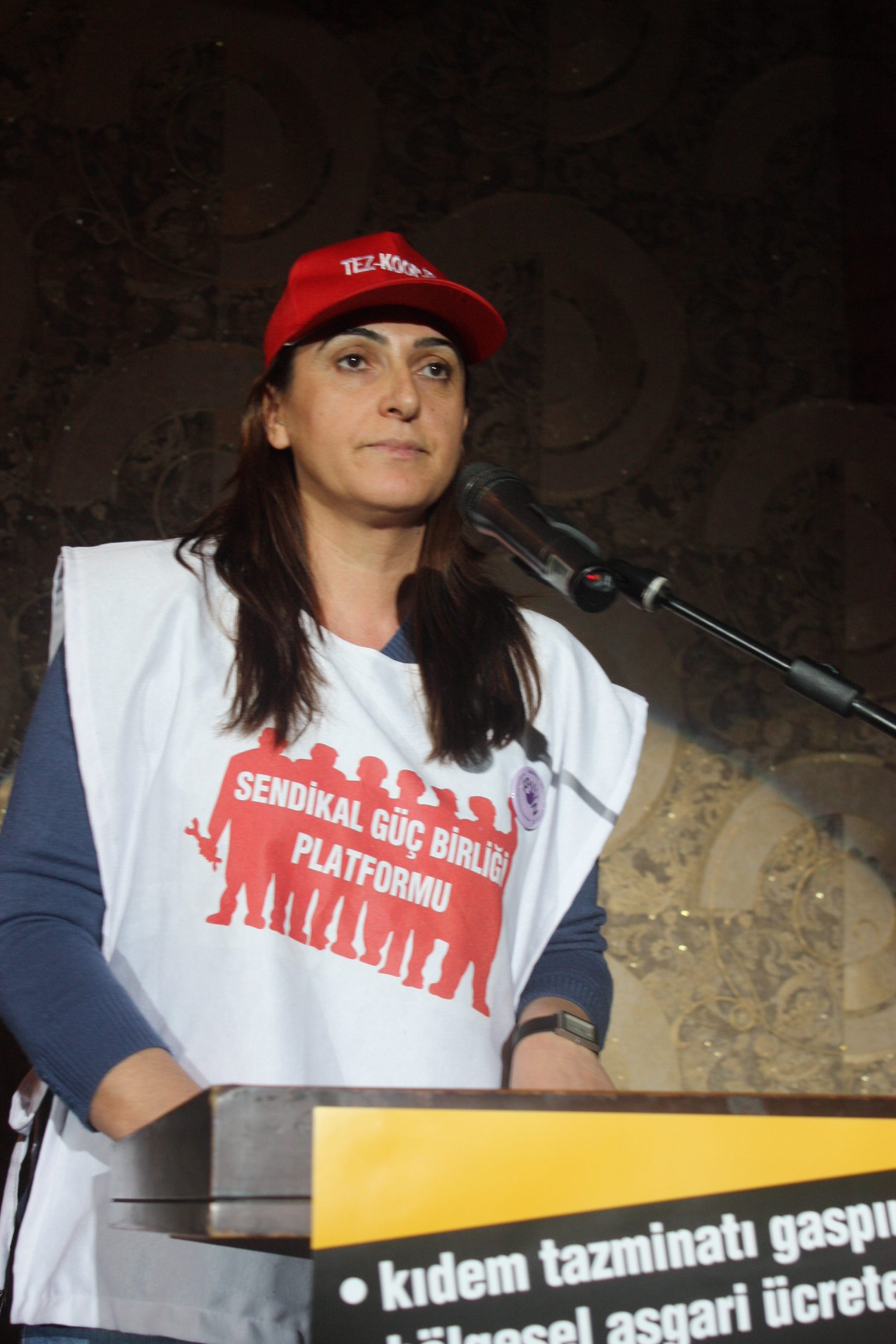 Öztaşkın'ın İstanbul toplantısında yaptığı konuşma