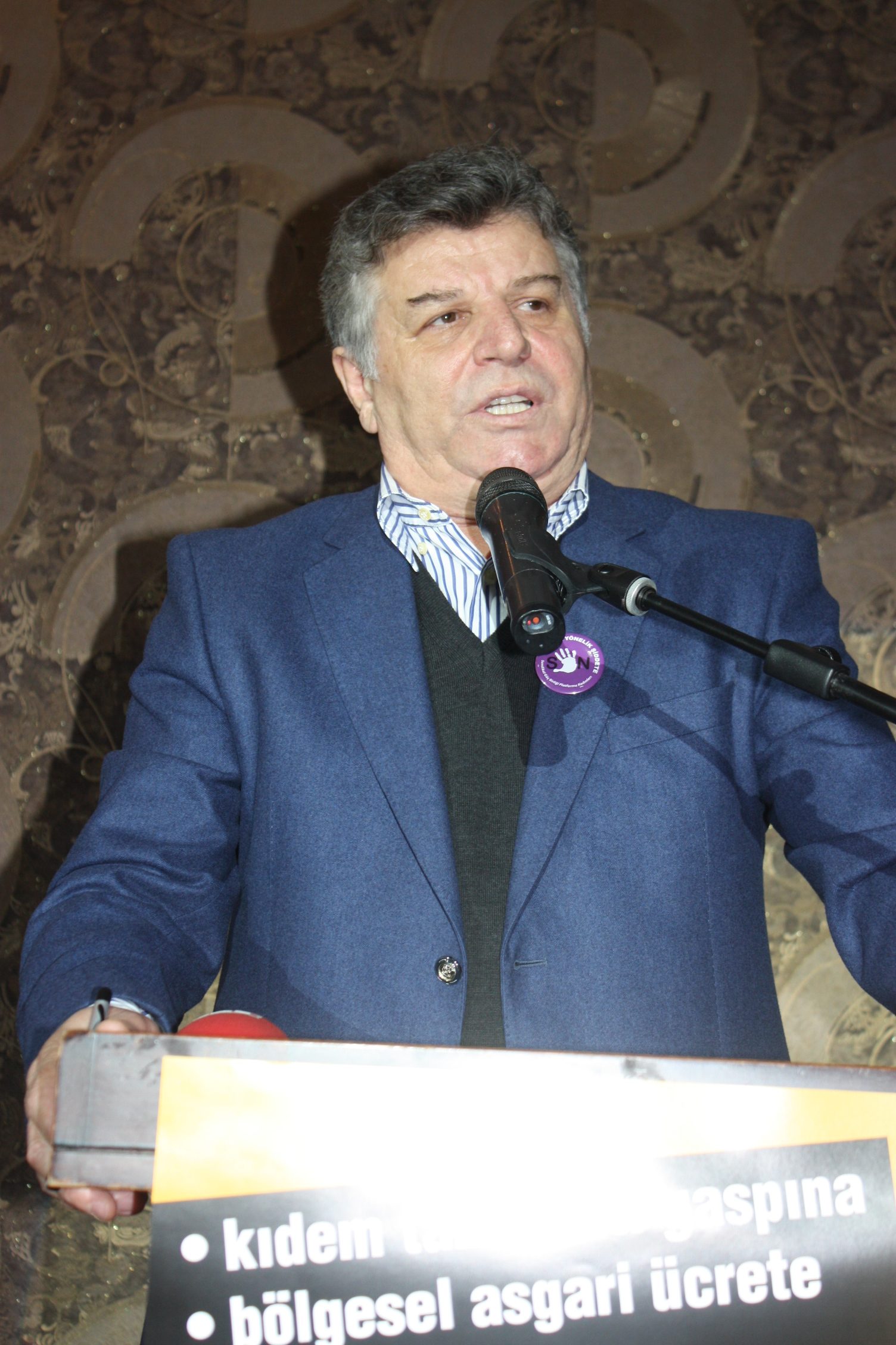 Öztaşkın'ın İstanbul toplantısında yaptığı konuşma