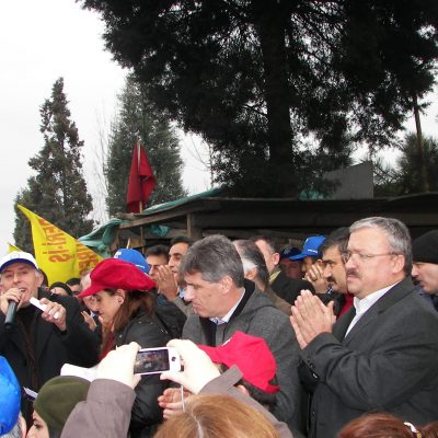 1 No'lu Şube'den Kampana Direnişi'ne destek ziyareti