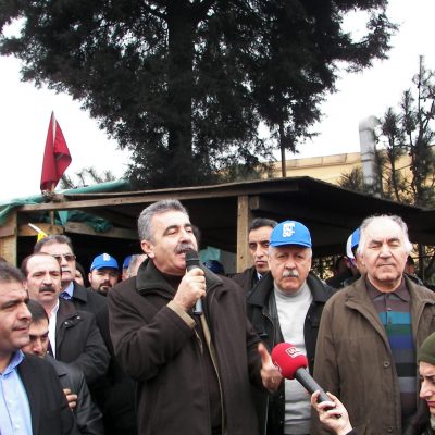 1 No'lu Şube'den Kampana Direnişi'ne destek ziyareti