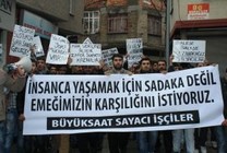 Ayakkabı işçileri iş bıraktı