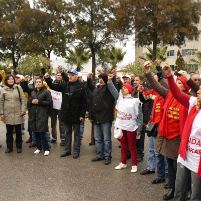 Aliağa işçilerinden Billur Tuz direnişine destek