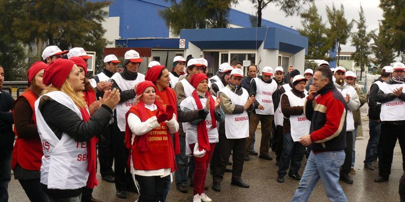 Aliağa işçilerinden Billur Tuz direnişine destek