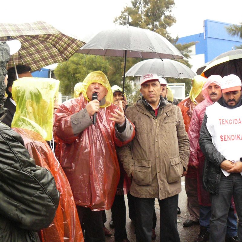 Aliağa işçilerinden Billur Tuz direnişine destek