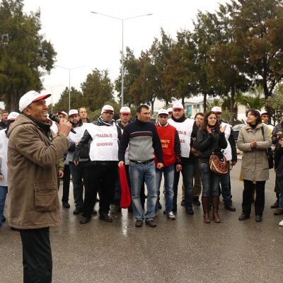 Aliağa işçilerinden Billur Tuz direnişine destek