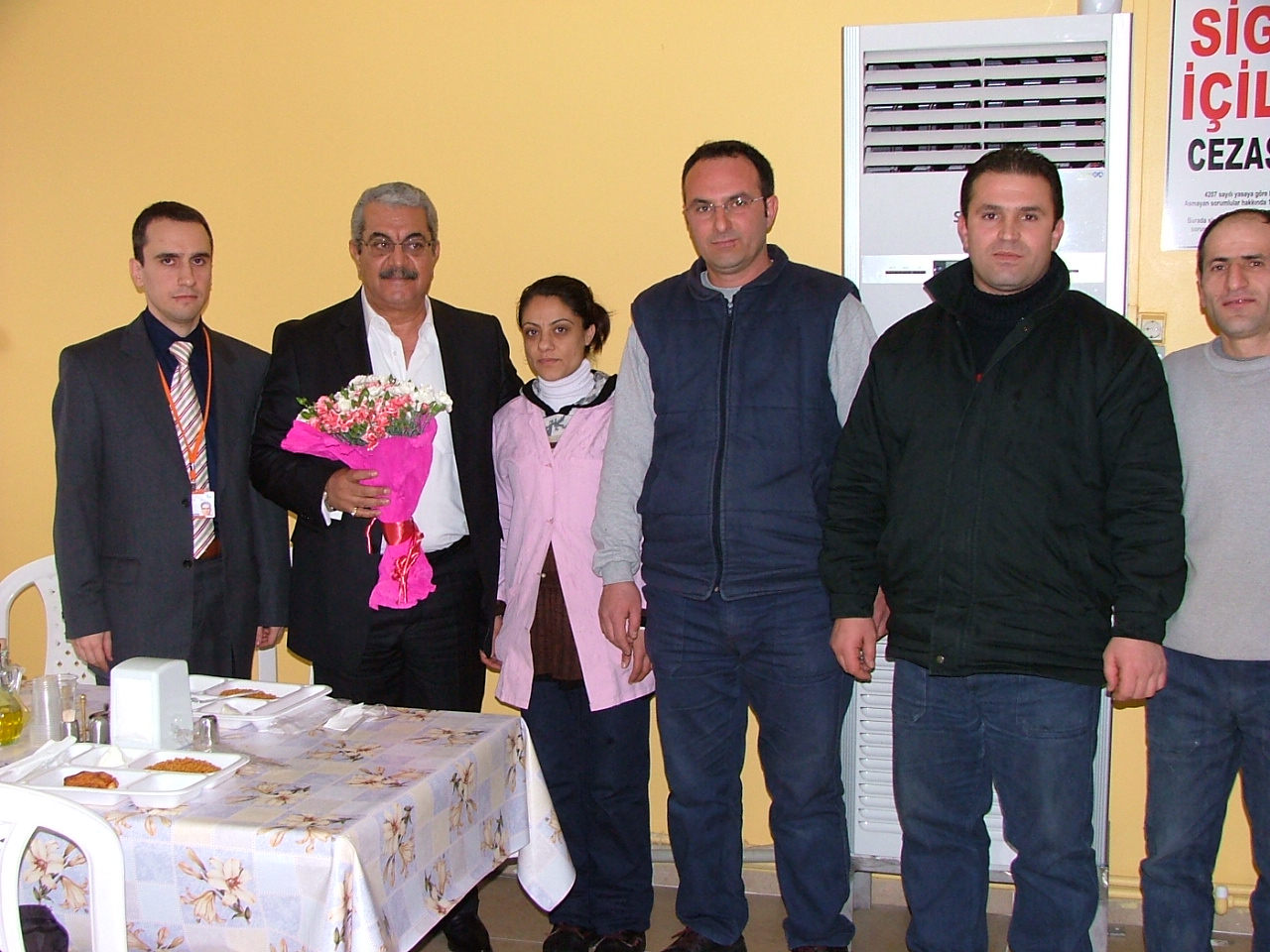 ERZE AMBALAJ VE PLASTİK 'de ÇİÇEKLİ KARŞILAMA...