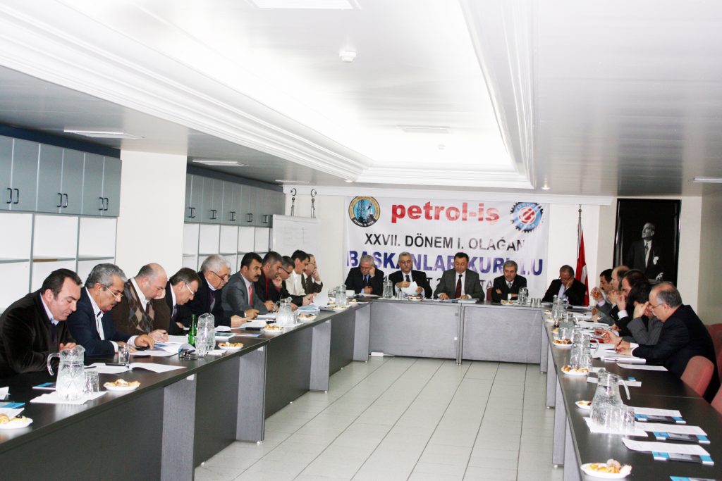 Petrol-İş Sendikası 27. Dönem I. Olağan Başkanlar Kurulu toplandı