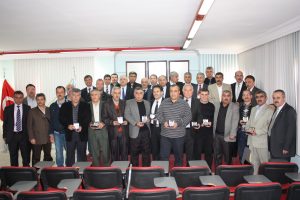 SASA ve ARTENIUS işyerlerinde plaket töreni