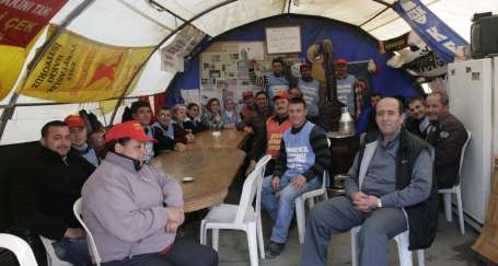 Savranoğlu işçileri gözaltına alındı