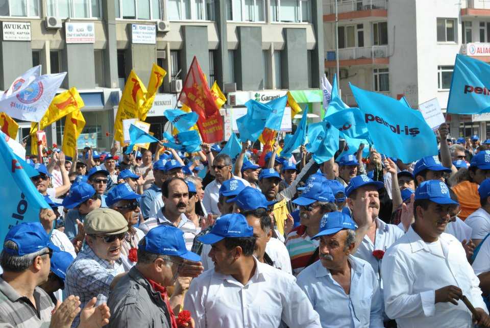 ALİAĞA ŞUBEMİZ 1 MAYIS’I GÜNDOĞDU MEYDANINDA KUTLADI…