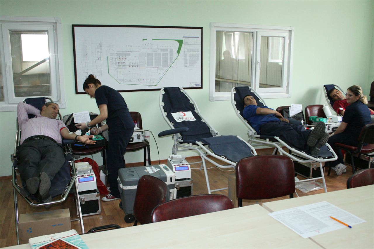 Gebze Şubemize bağlı Alpla Plastik Fabrikası'nda kan bağışı