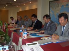 BOTAŞ GENEL MÜDÜRLÜĞÜNDE BOTAŞ YÖNETİCİLERİYLE TOPLANTI