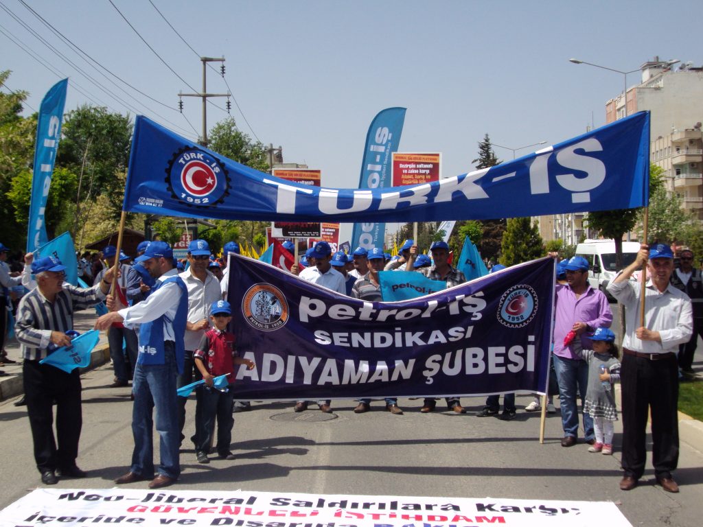 ADIYAMAN'DA 1 MAYIS KUTLAMALARI...