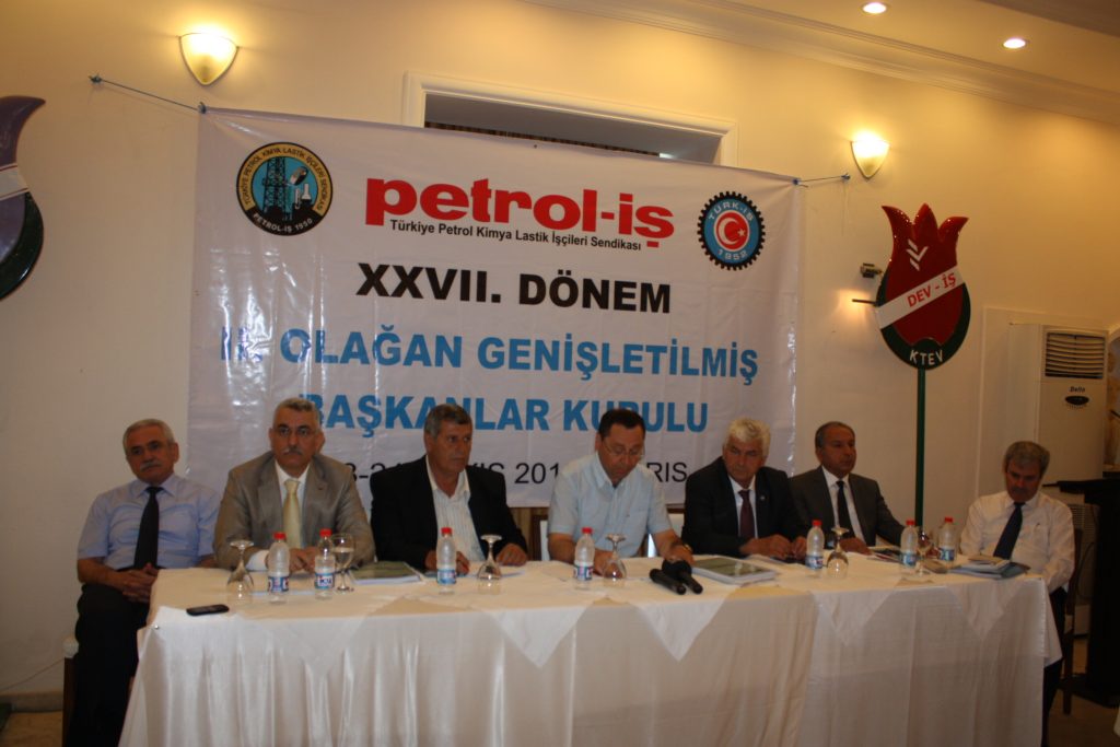 Petrol-İş Sendikası 27. Dönem 2. Olağan Genişletilmiş Başkanlar Kurulu toplandı