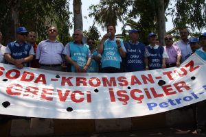 Merkez yöneticilerimiz Soda grevinde…