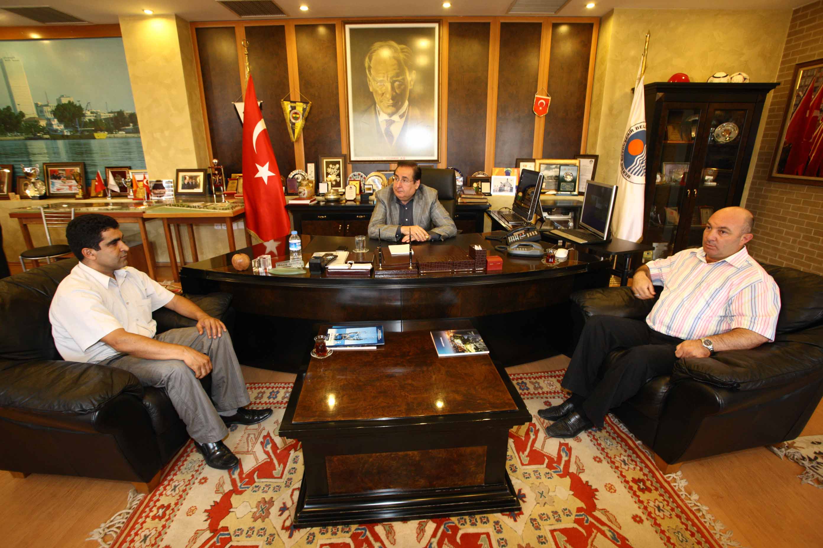 SODA GREVİNE BÜYÜKŞEHİR BELEDİYE BAŞKANI ÖZCAN’DAN DESTEK