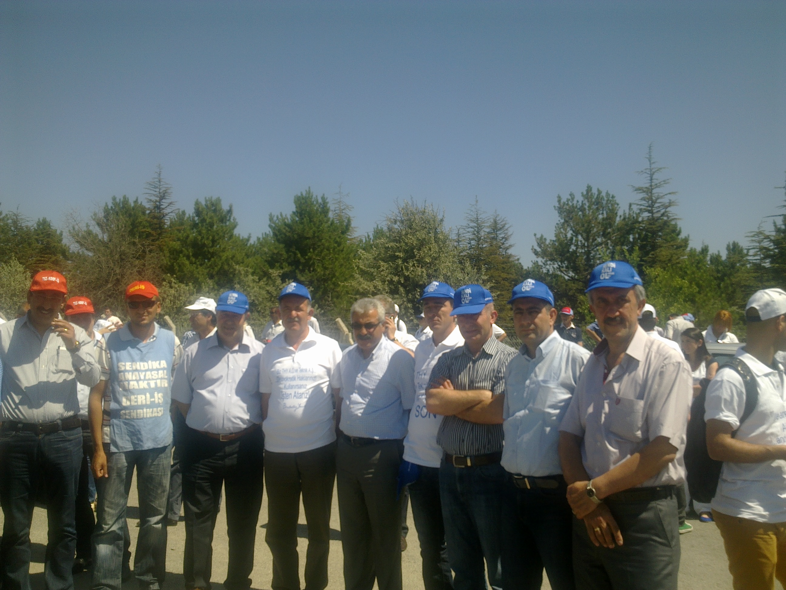 Ankara Şubemizde THY işçilerine destek