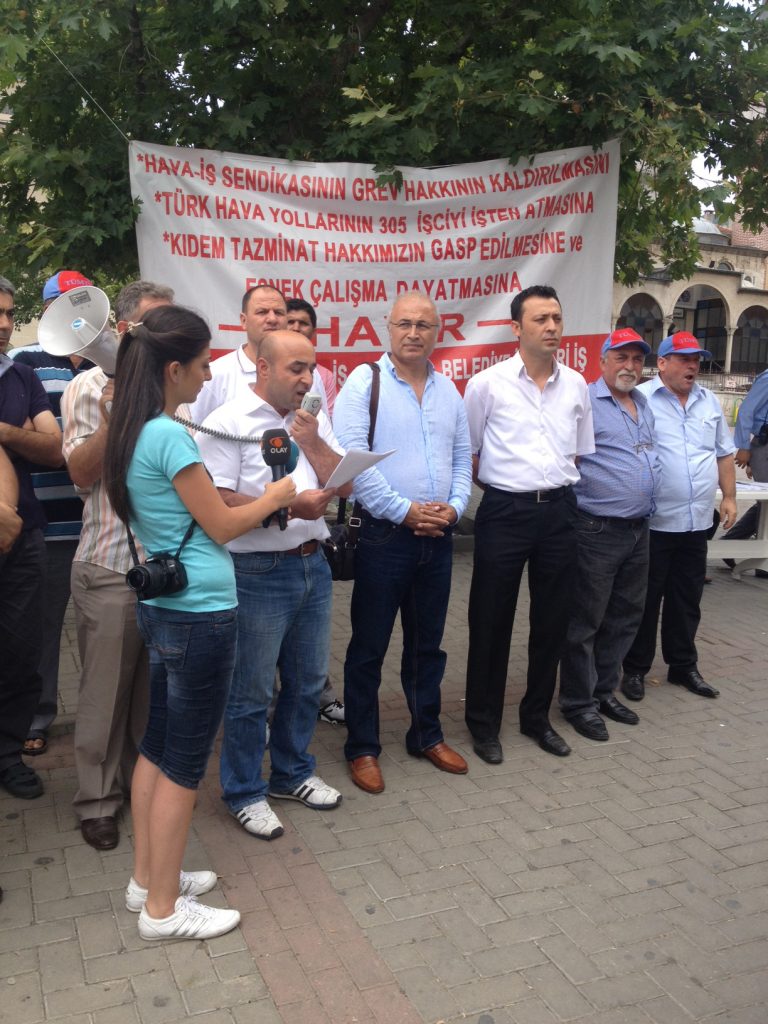 Bursa'da imza kampanyası