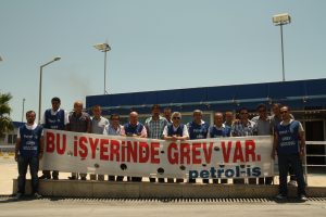 Genel Merkez Yöneticilerimiz Soda Grevinde