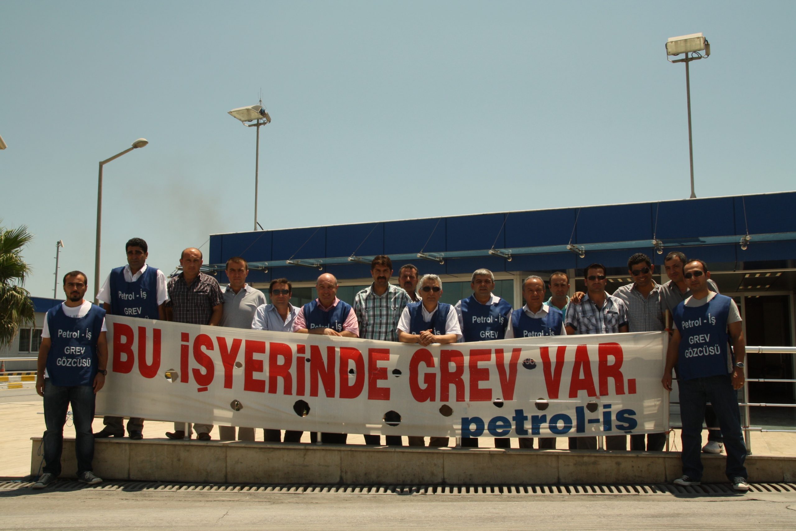 Genel Merkez Yöneticilerimiz Soda Grevinde