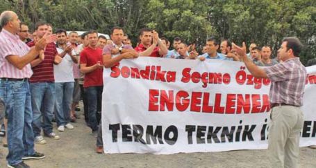 Sendika tercihine açık müdahale