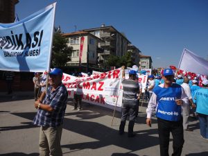 Bandırma Şubemiz ‘Linyitler ve Termik Santraller Özelleştirilemez’ mitinginde