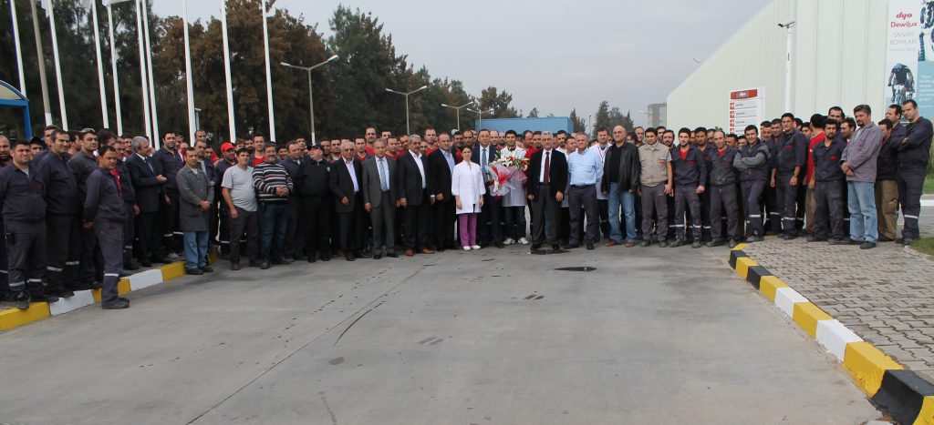 İzmir Şubemizde örgütlü işyerlerini ziyaret ettiler