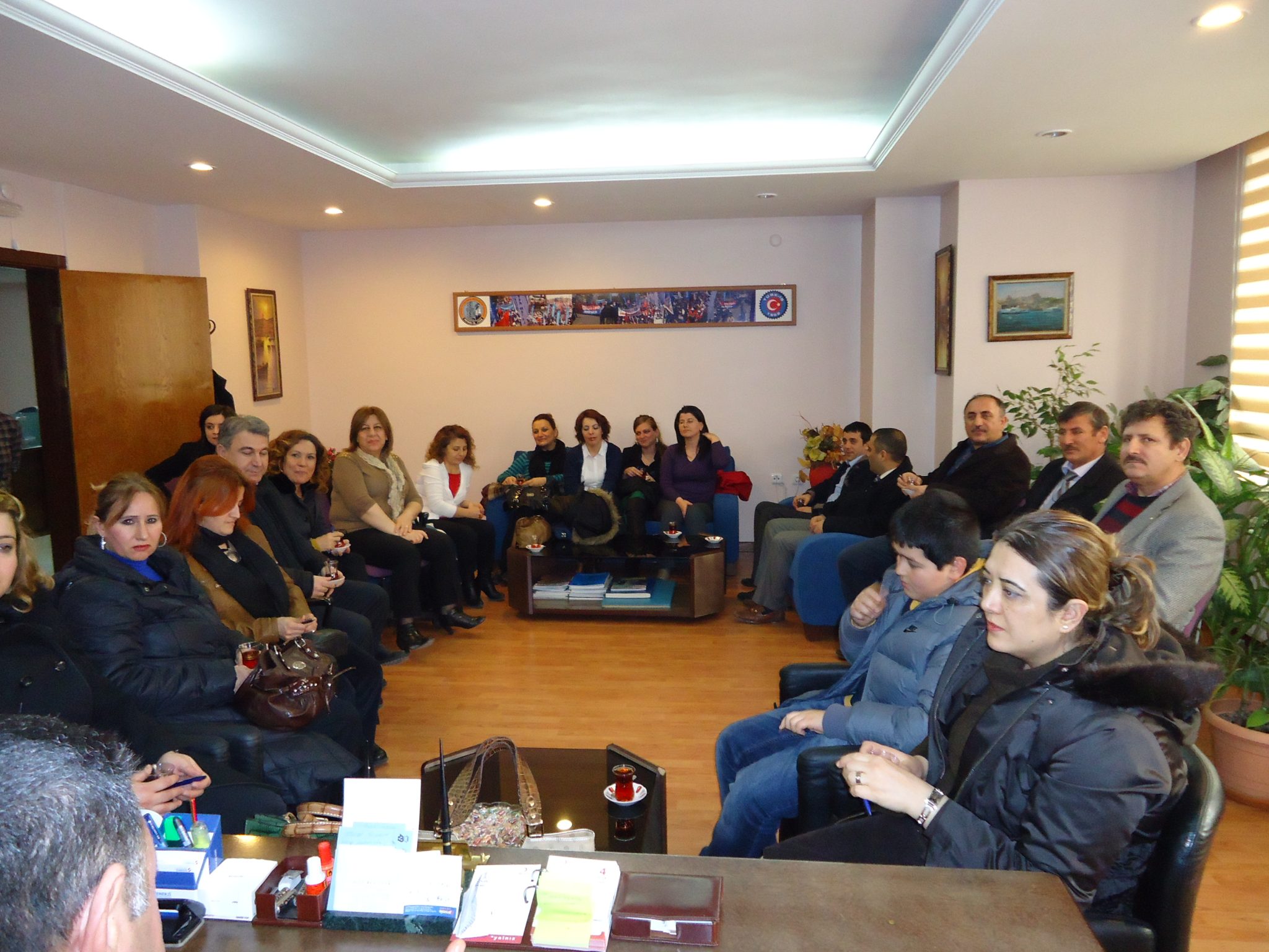 TPAO Genel Müdürlüğünde çalışan üyelerimizden Ankara Şubemize ziyaret