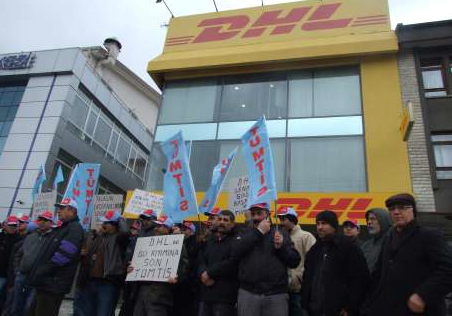 TÜMTİS’İN ve DHL İŞÇİSİNİN YANINDAYIZ