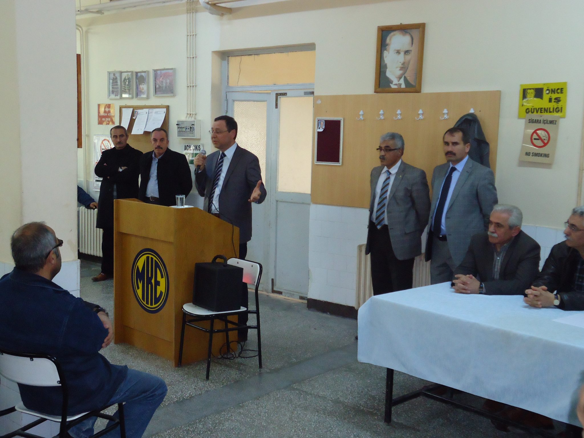 Merkez Yöneticilerimiz MKEK Roket ve Patlayıcı Fabrikasını ziyaret etti