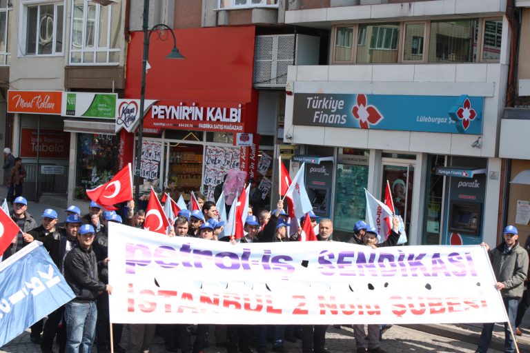 İŞÇİLER 'TAŞERONA HAYIR' DEDİ