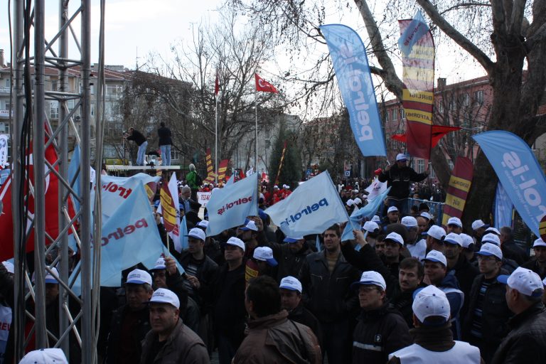 İŞÇİLER 'TAŞERONA HAYIR' DEDİ