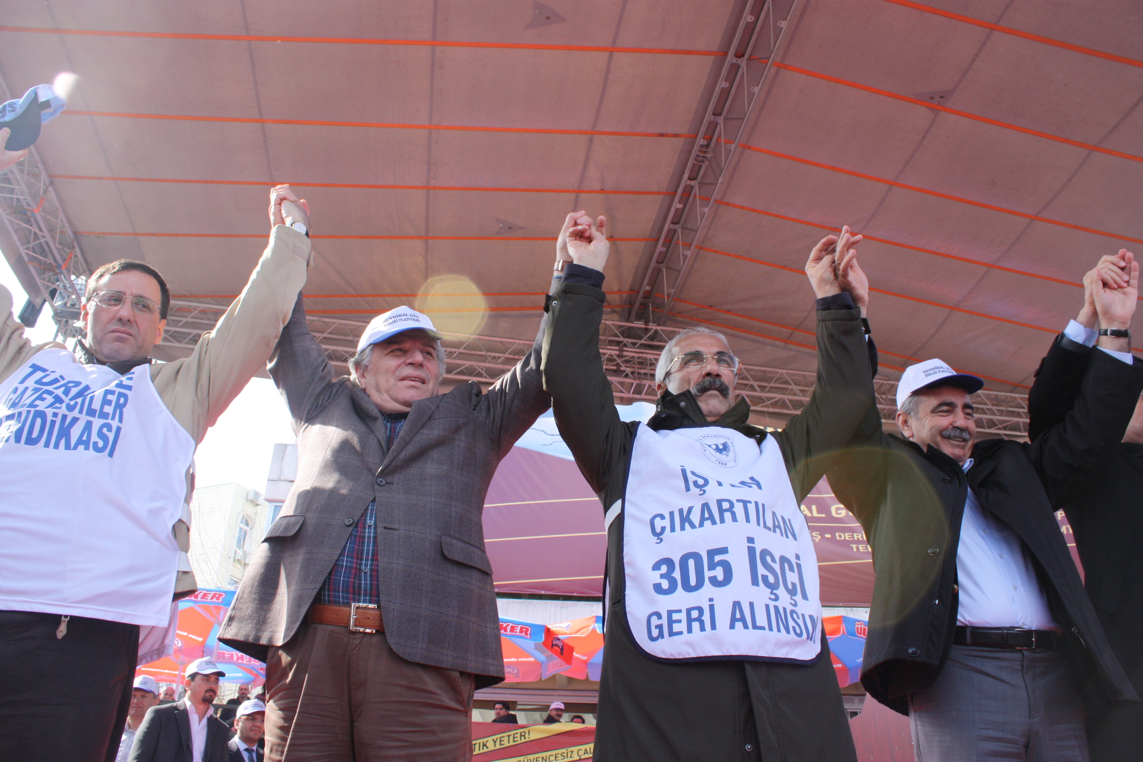 İŞÇİLER 'TAŞERONA HAYIR' DEDİ