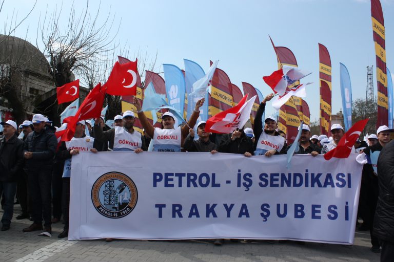 İŞÇİLER 'TAŞERONA HAYIR' DEDİ