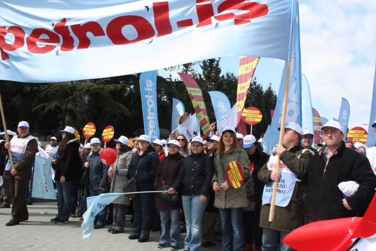 İŞÇİLER 'TAŞERONA HAYIR' DEDİ