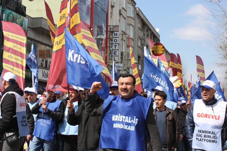 İŞÇİLER 'TAŞERONA HAYIR' DEDİ