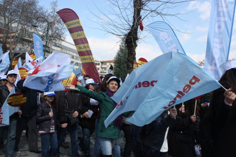 İŞÇİLER 'TAŞERONA HAYIR' DEDİ