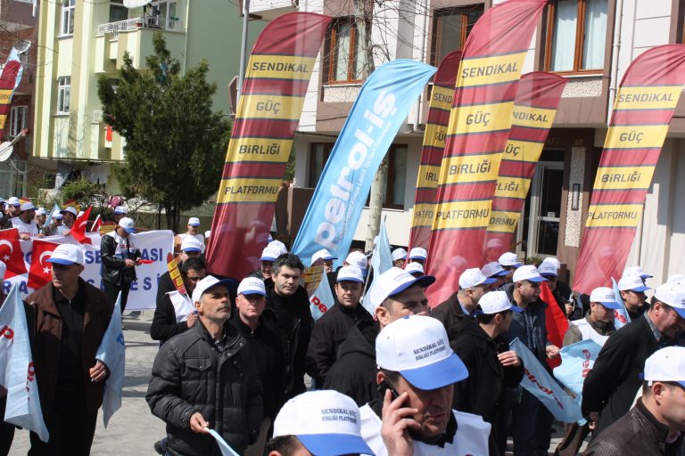 İŞÇİLER 'TAŞERONA HAYIR' DEDİ