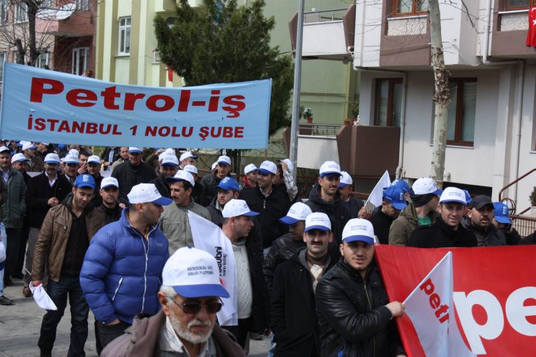 İŞÇİLER 'TAŞERONA HAYIR' DEDİ