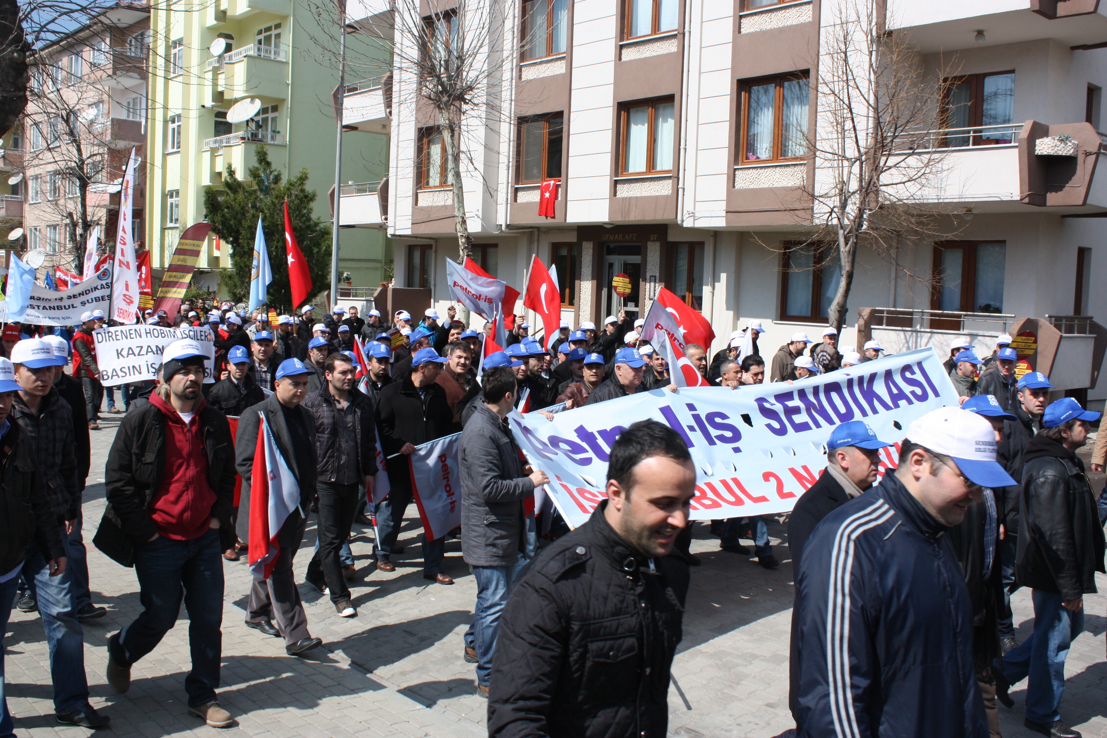 İŞÇİLER 'TAŞERONA HAYIR' DEDİ