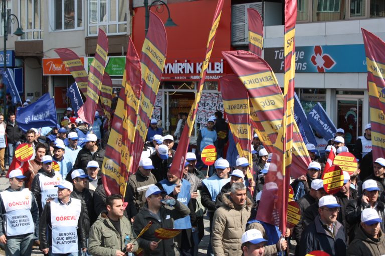 İŞÇİLER 'TAŞERONA HAYIR' DEDİ