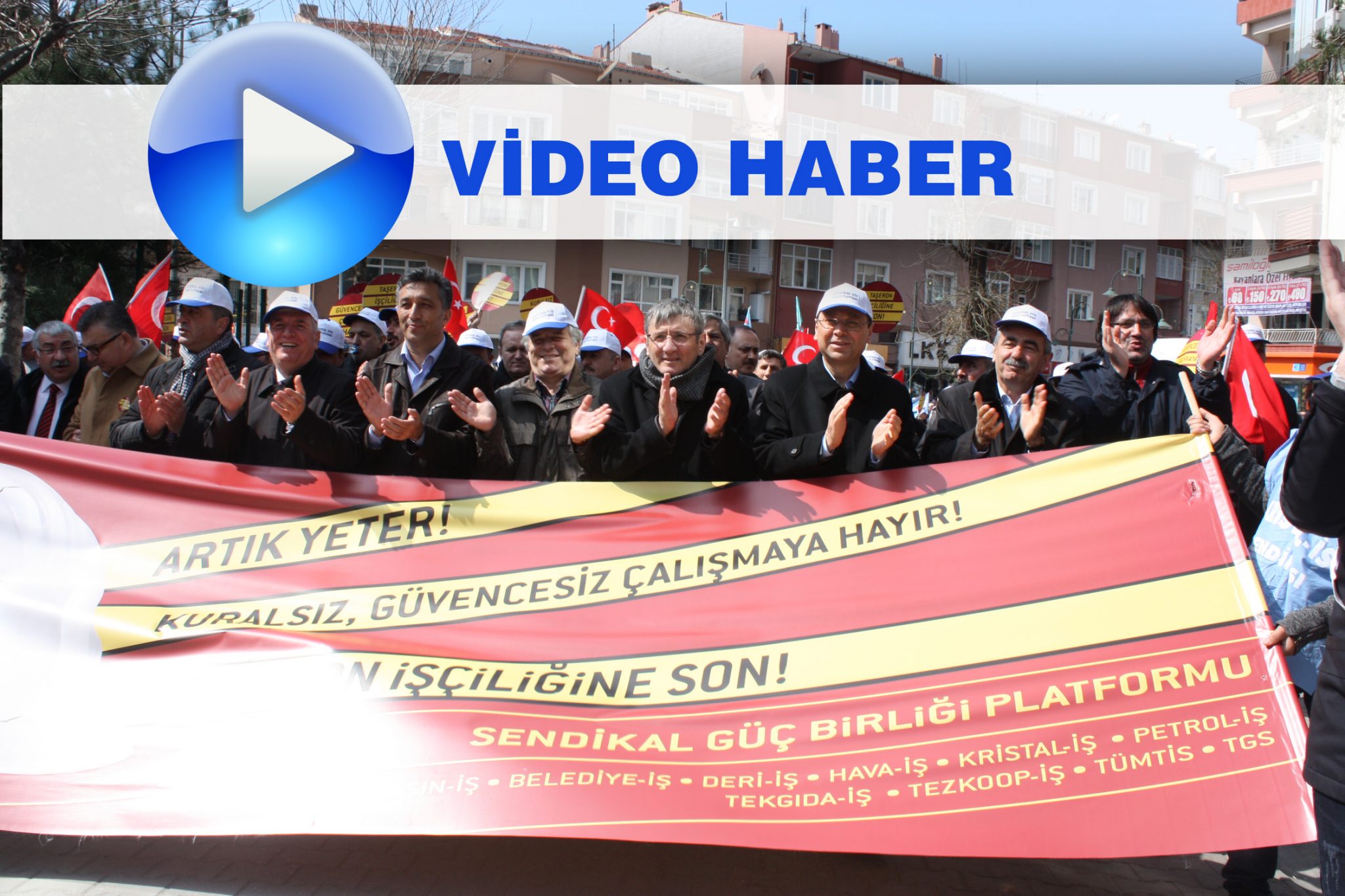 İŞÇİLER 'TAŞERONA HAYIR' DEDİ