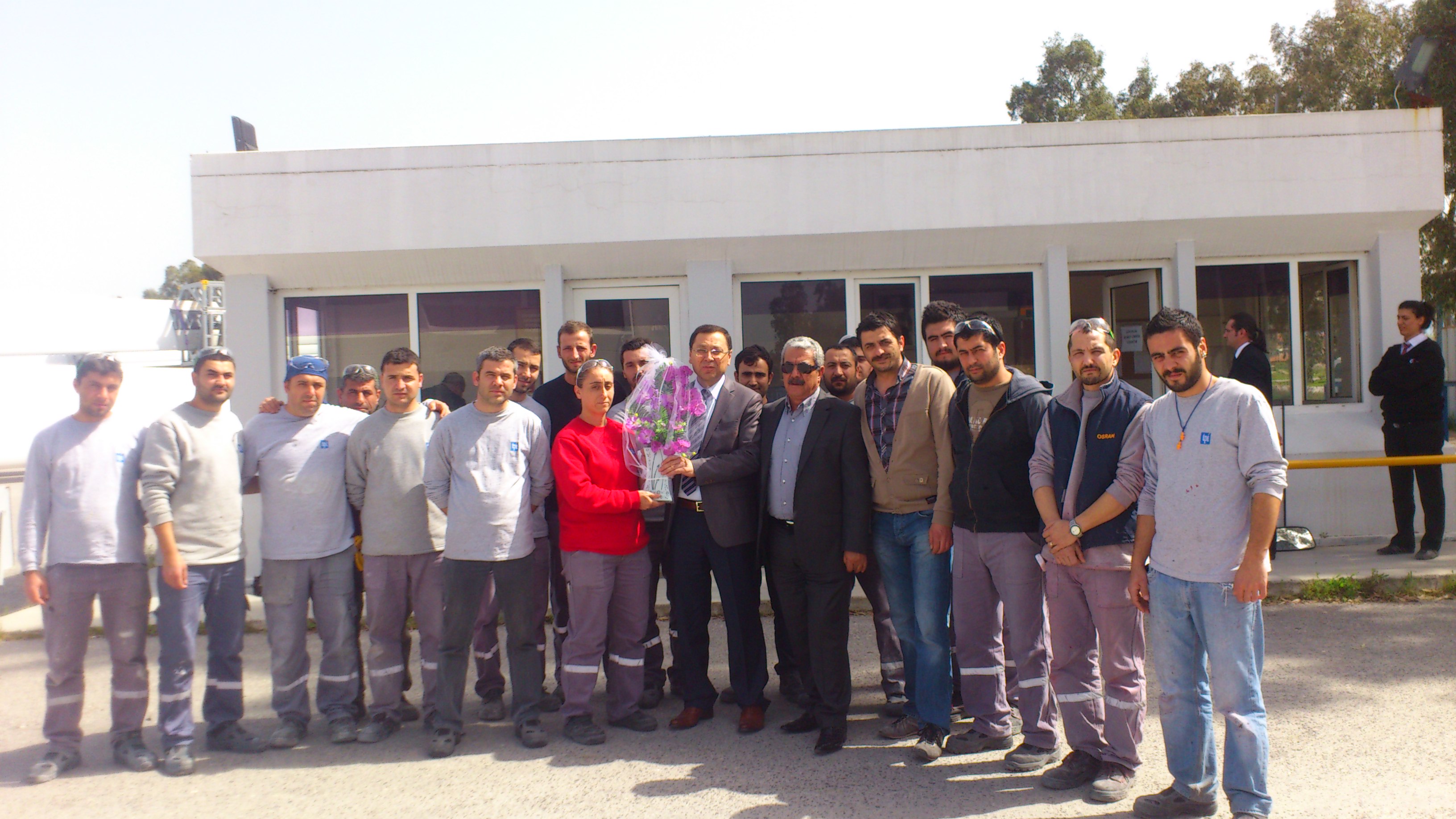 Genel Başkanımız ve İzmir Şube Yöneticilerimiz TPI İşyerinde