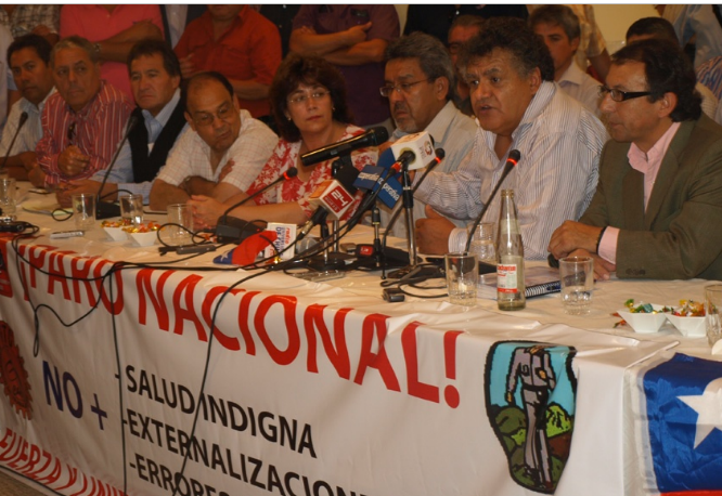 Şili'de kamu ve özel sektördeki madenciler ülke çapında birlikte grevde