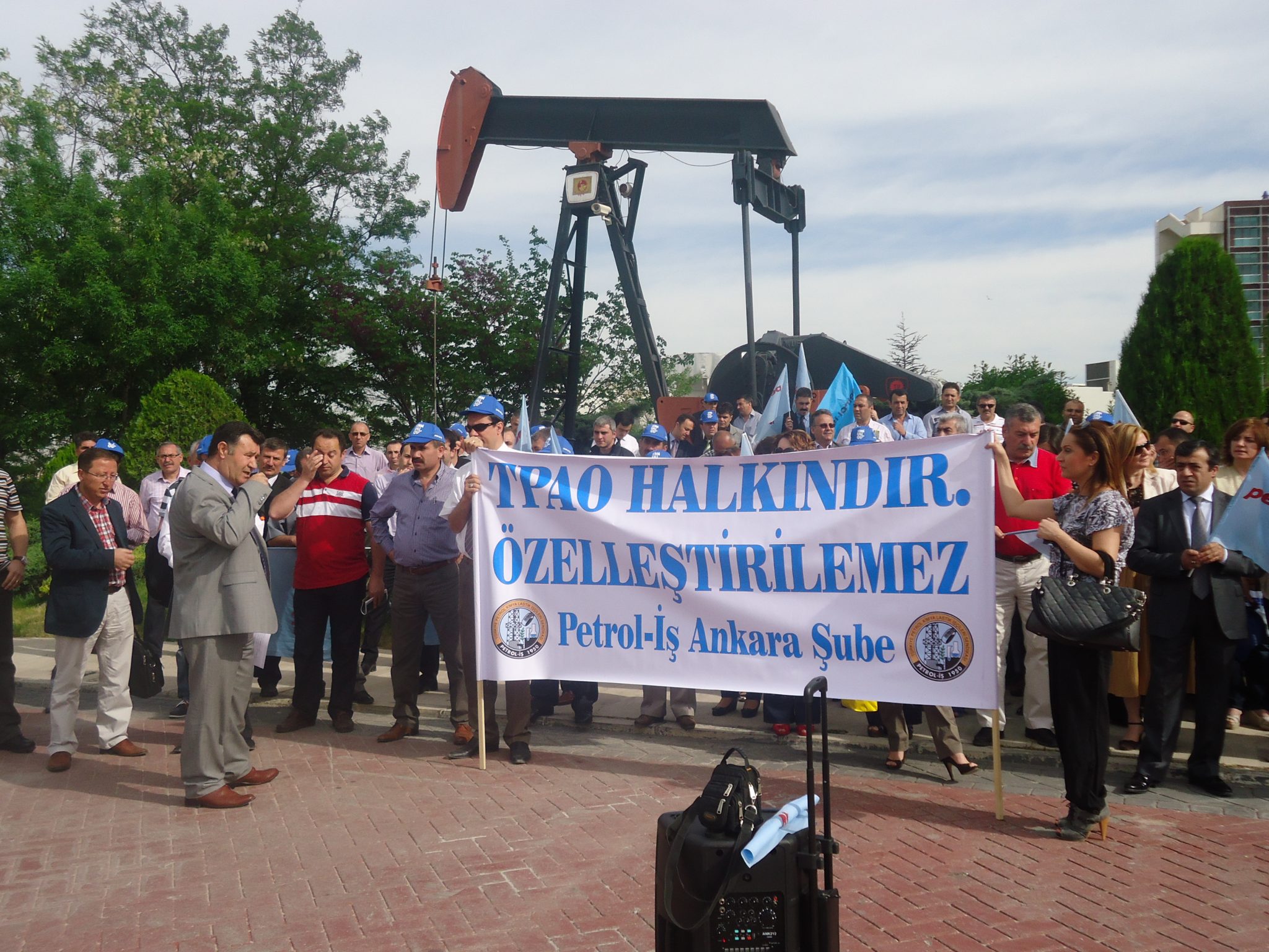 Ankara Şubemiz TPAO Genel Müdürlüğü Önünde Basın Açıklaması Yaptı