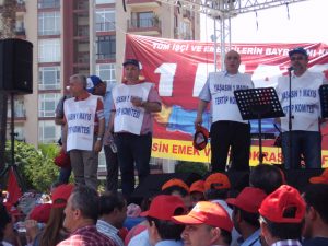 MERSİN ŞUBEMİZ 1 MAYIS’TA ALANLARDAYDI