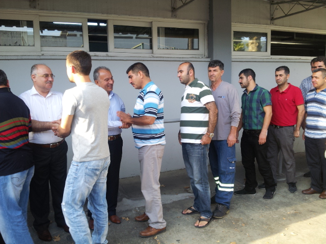 Adana Şubemize Bağlı SaSa ve Artenius İşyerileri'nde Bayramlaşma