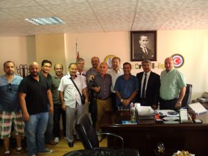 Eski Kültür Bakanı ve CHP Büyükşehir Belediye Başkan Aday Adayı Fikri Sağlar’dan Mersin Şubemize Ziyaret