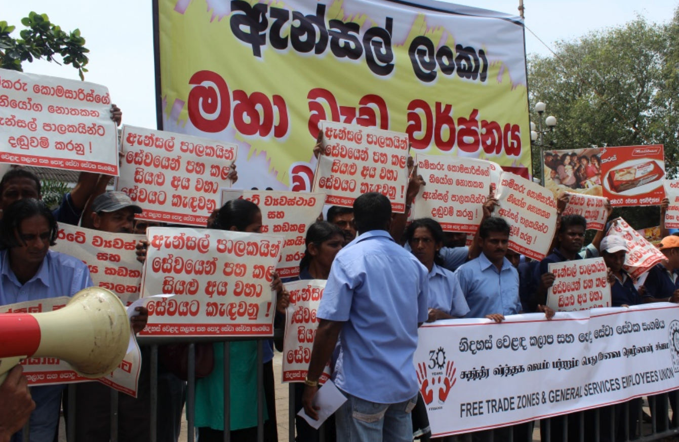 Sri Lanka’da grevdeki Ansell işçileri adalet istiyor
